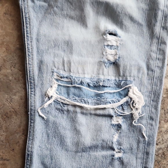 KanCan Light Blue Distressed Boyfriend Jeans - Picture 7 of 14